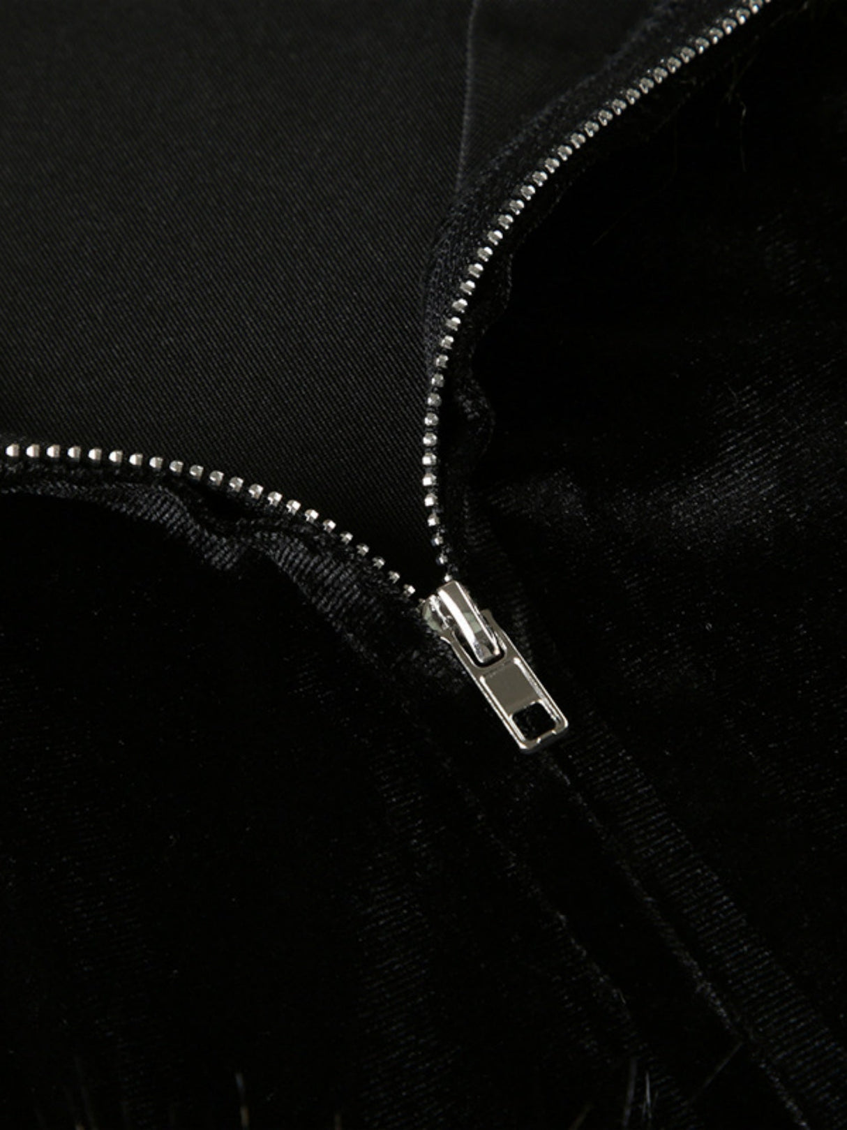 Warm Solid Color Velvet Zipper Plush Patchwork Hoodies Jackets