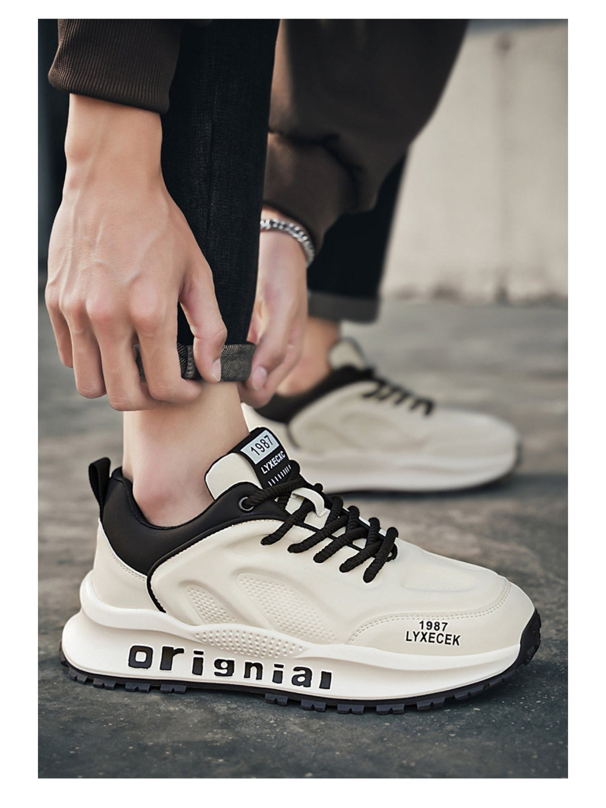 Liber Four Seasons Thick-soled Men's Casual Sports Shoes