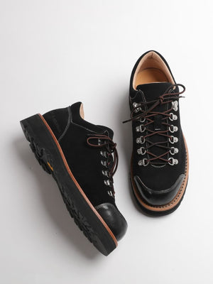 AKAIFUxUGLYBROS Collaboration Low-top Genuine Leather Goodyear V-sole Outdoor Workwear Derby Boots, Unisex.