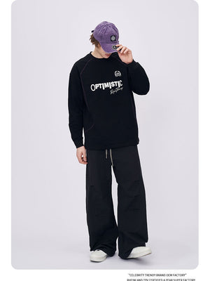 Liber Autumn Neutral wear Printed English Sweatshirts&Hoodies