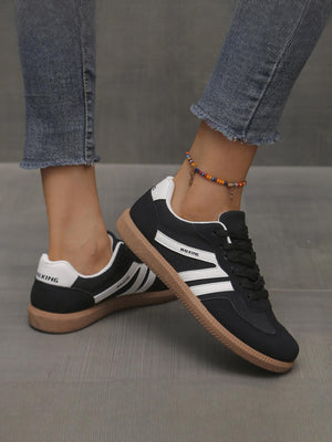 Retro Color-blocked German Training Shoes And Sneakers