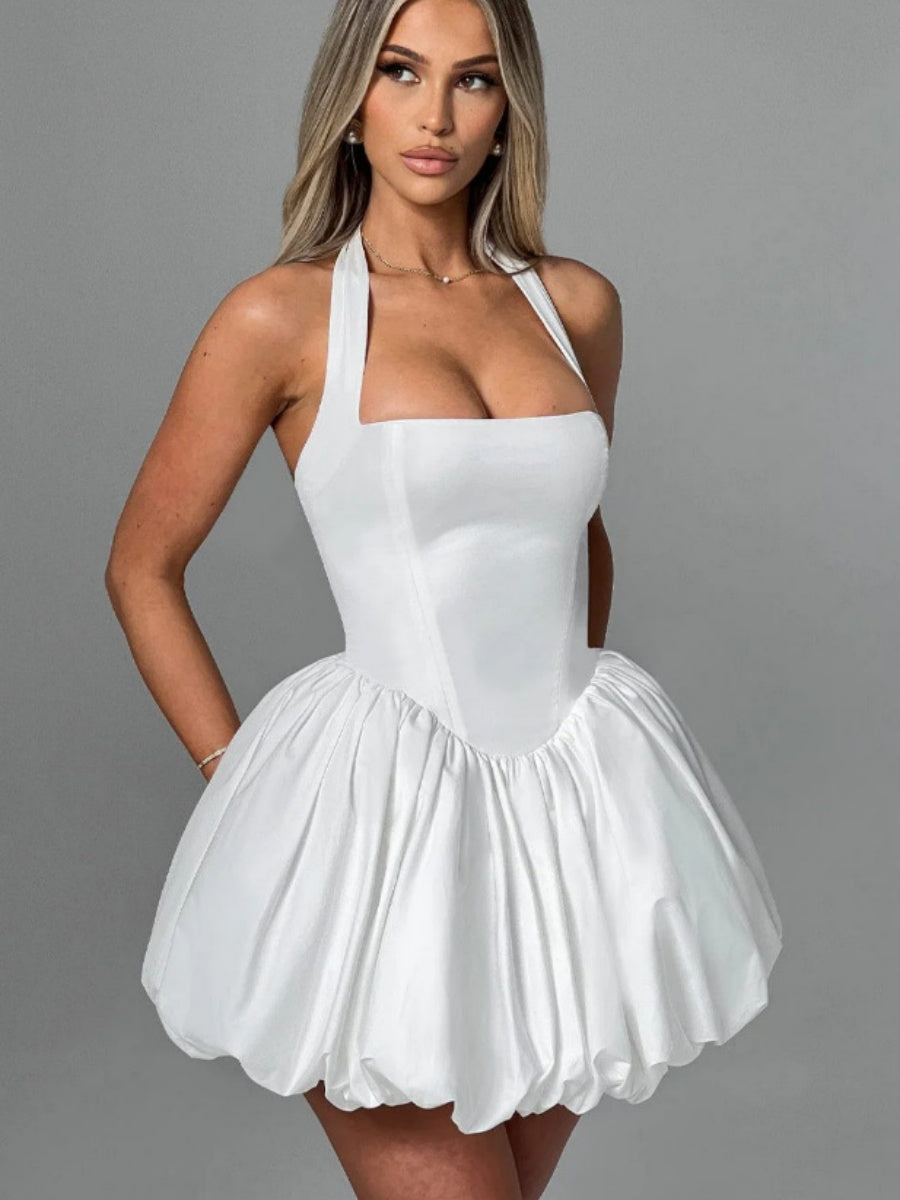 Robes courtes et mini à dos nu et tutu