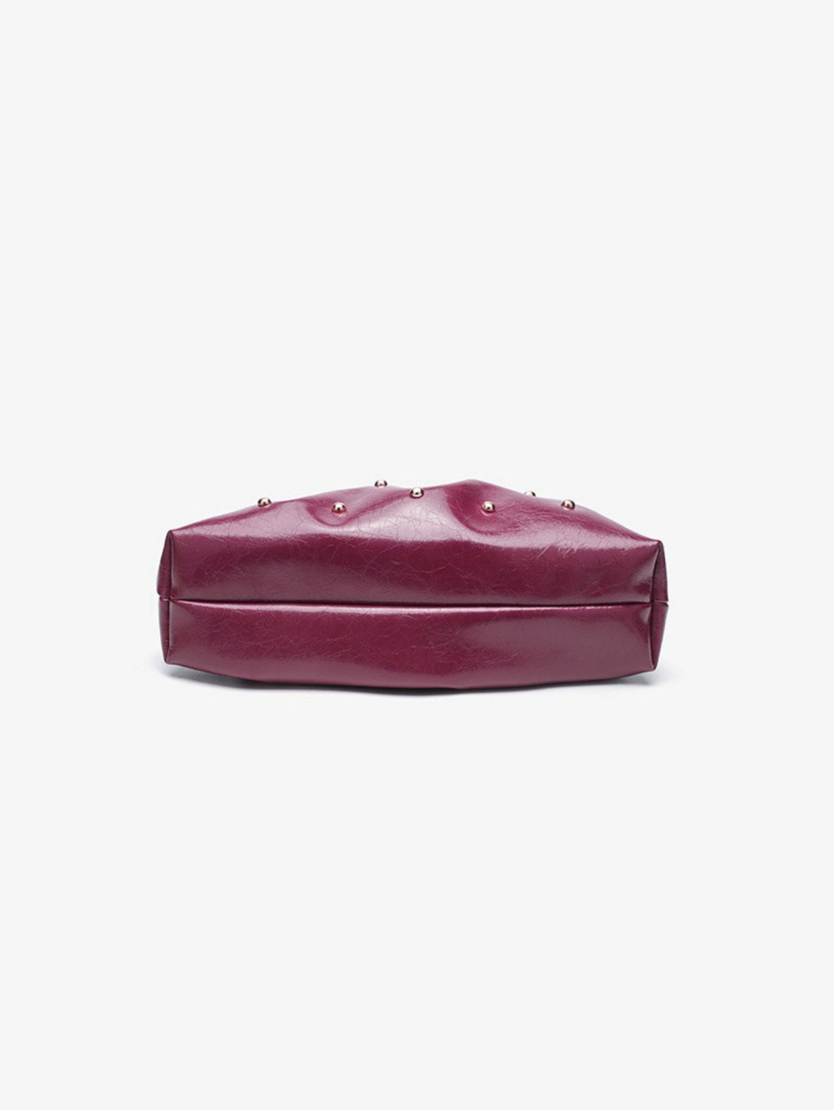 Studded Pleated Clutch Bag