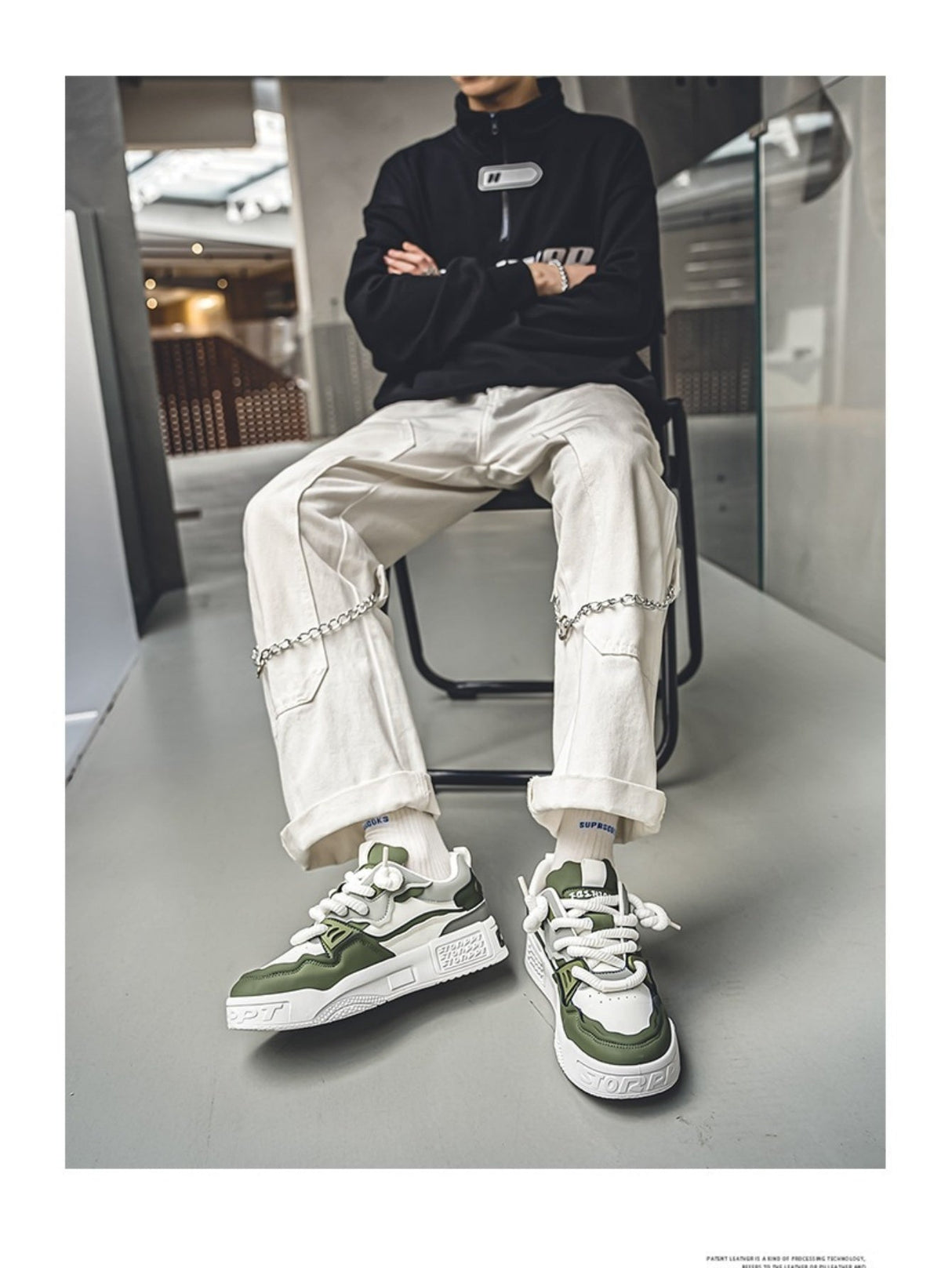 Liber Four Seasons Colorblock Men's Casual Sports Shoes