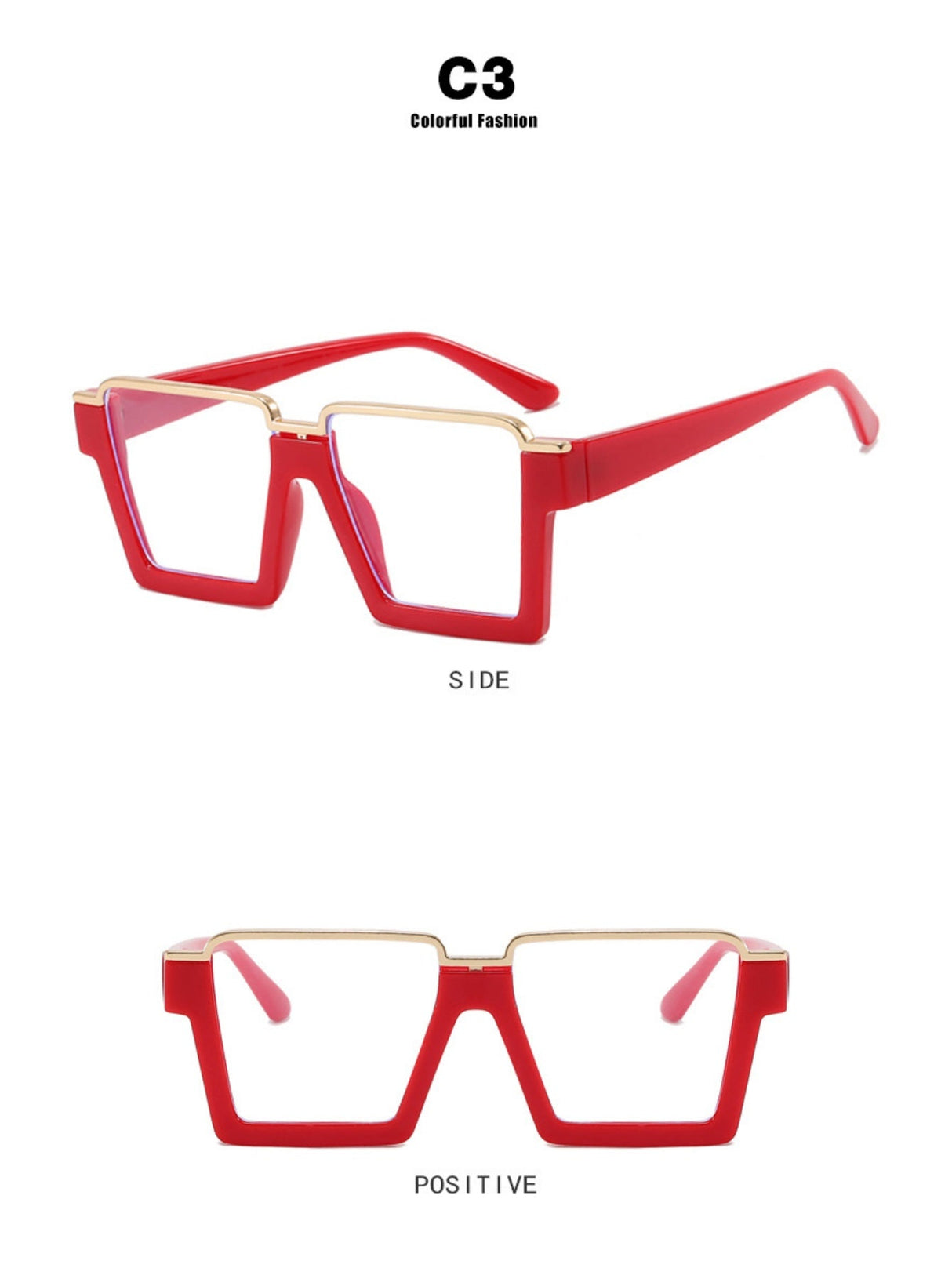 Hip Hop Oversized Fashion Glasses
