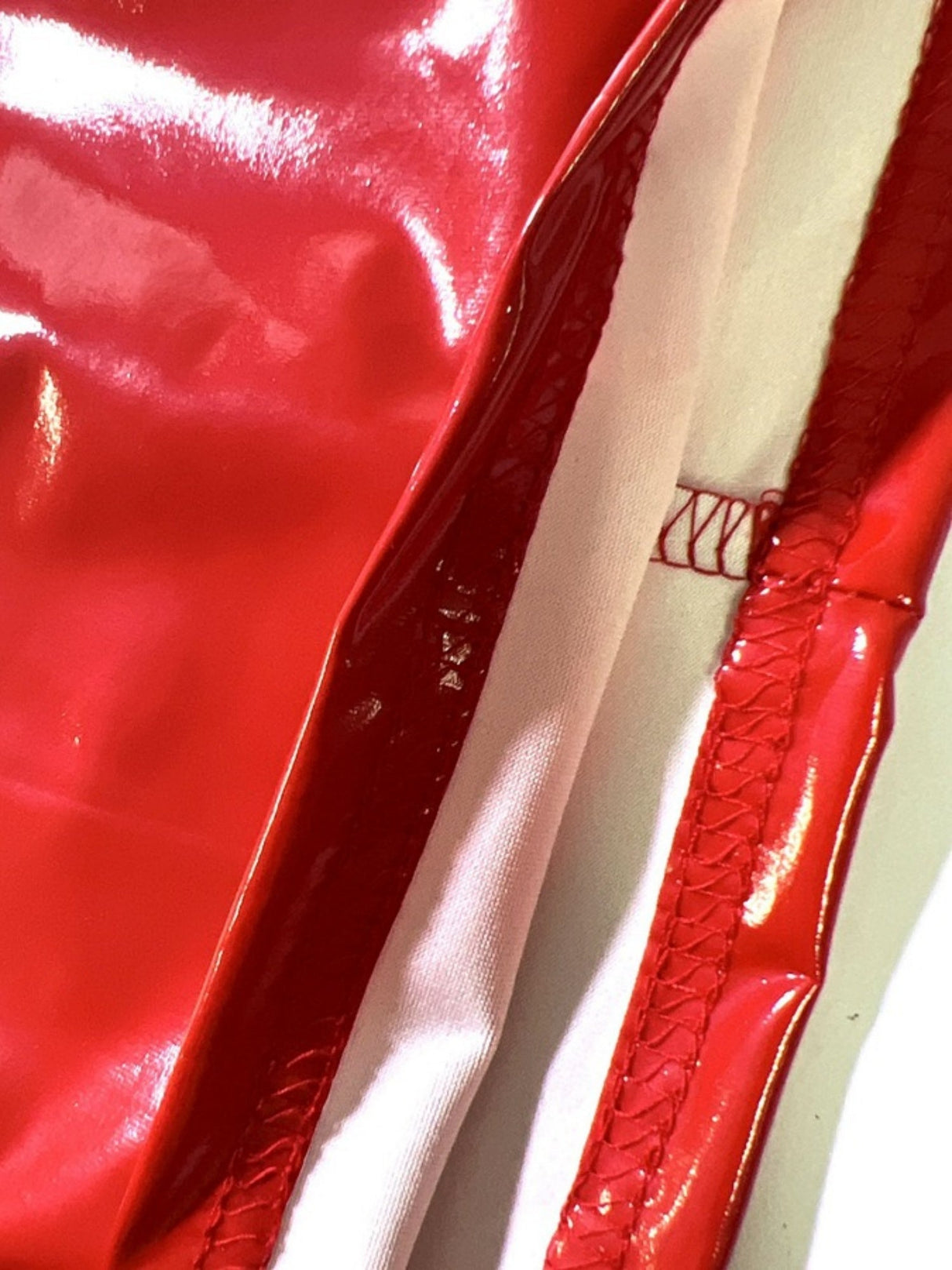 PU Leather Glossy Strapless Waist-cinching And Hip-hugging Party Mini&Short Dresses