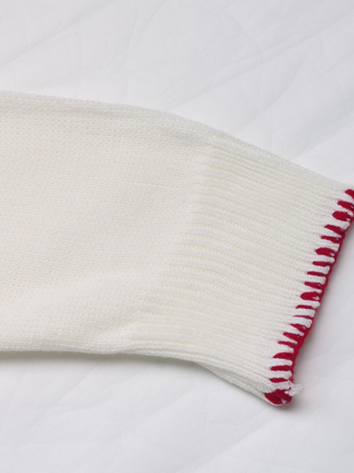 Sweet And Versatile Christmas Bow Jacquard Loose Long-sleeved Round Neck Sweater