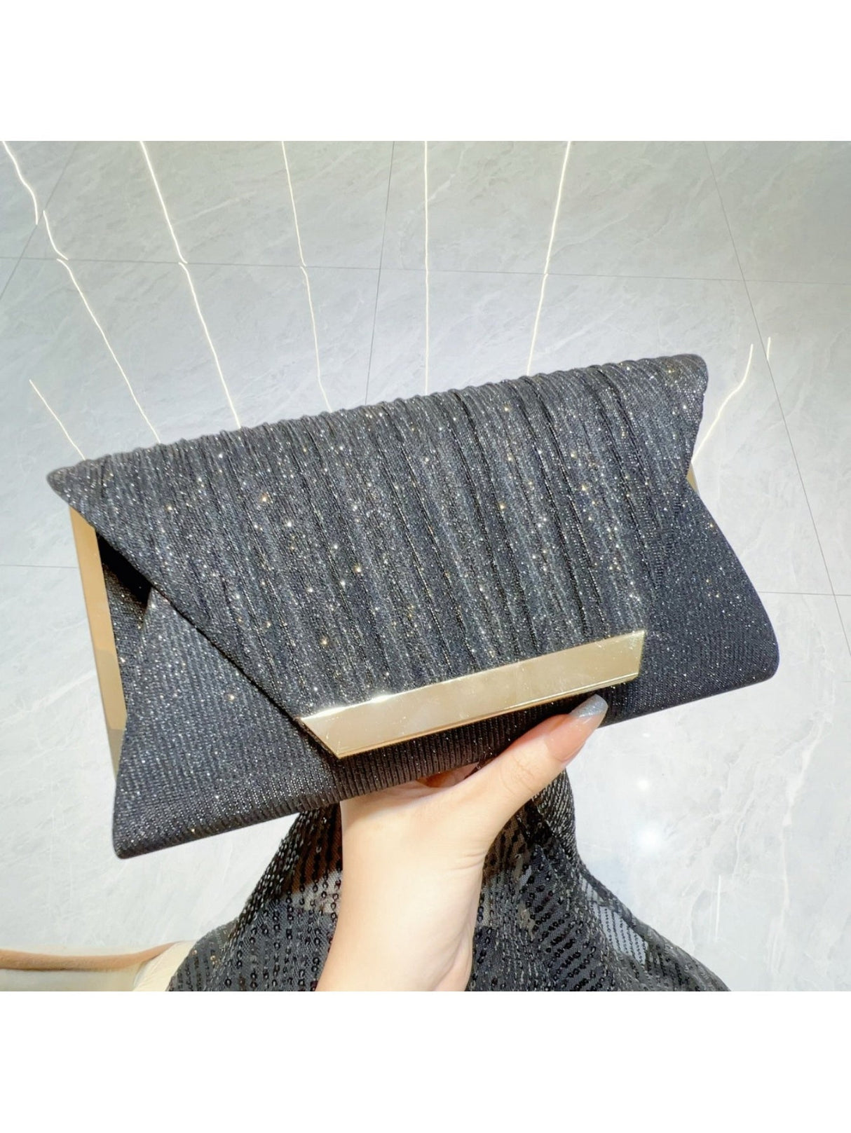 Liber Four Seasons ACC Sequin Envelope Bag