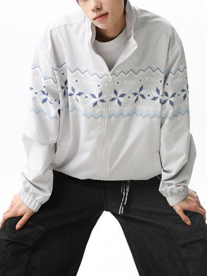 Fair Isle Jacquard Loose-fit Jackets