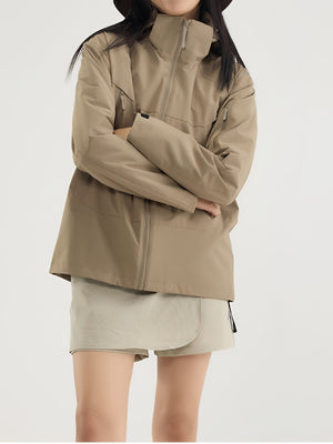 Hard Shell Triple Removable Fleece Water Proof Antifouling Windproof Windproof Jacket