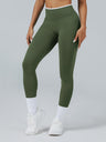 Color Matching Seamless High-waisted Hip Lift Exercise Yoga Pants