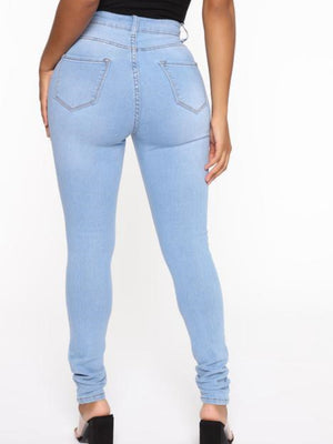 Stretch Slimming Pencil Pants Jeans