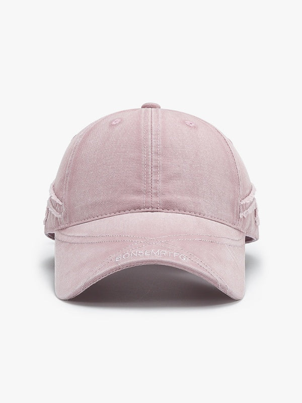 Distressed Letter Embroidery Baseball Caps