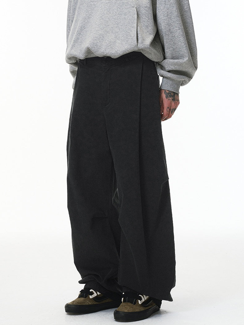 Liber Autumn Neutral wear Solid Color Pants