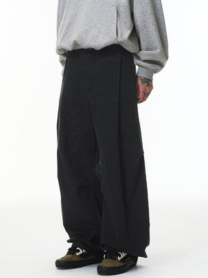 Liber Autumn Neutral wear Solid Color Pants
