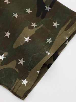 Full Print Star Camouflage T-shirts