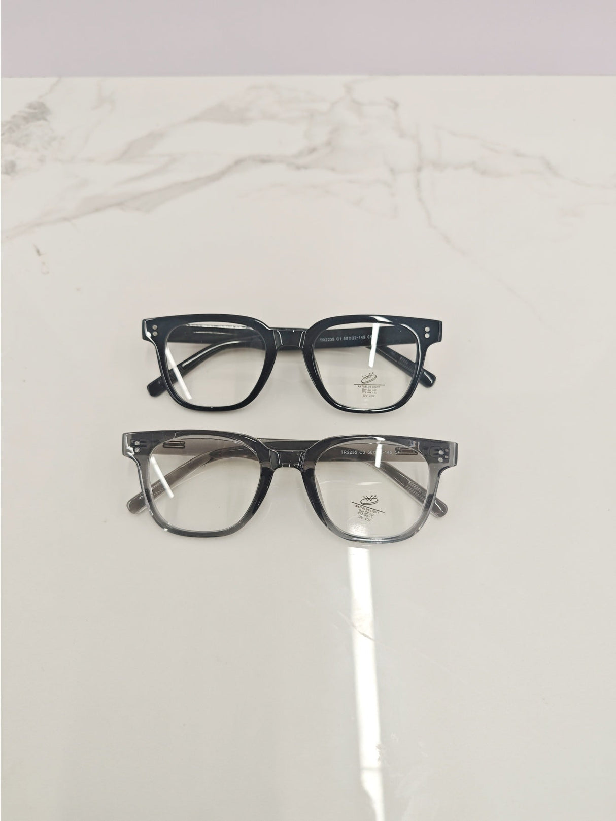 Semi-transparent Prescription Glasses