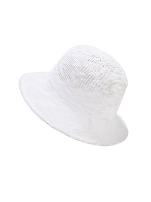 Knitted Folded Ruffled Breathable Fisherman's Hat