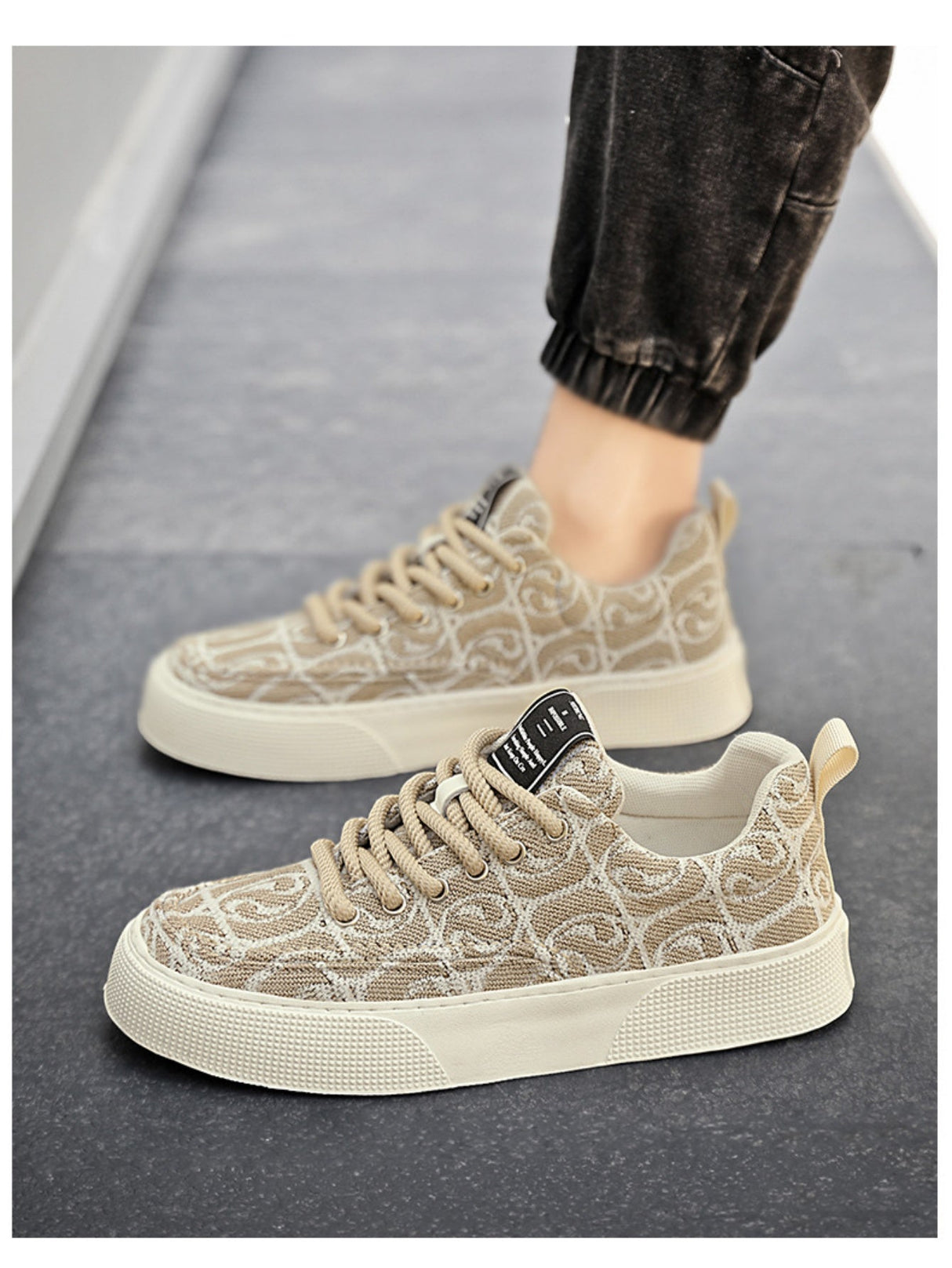 Liber Four Seasons Printed Men's Casual Sneakers