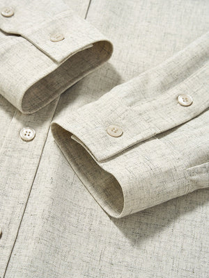 Liber Autumn Neutral wear Solid Color Shirts