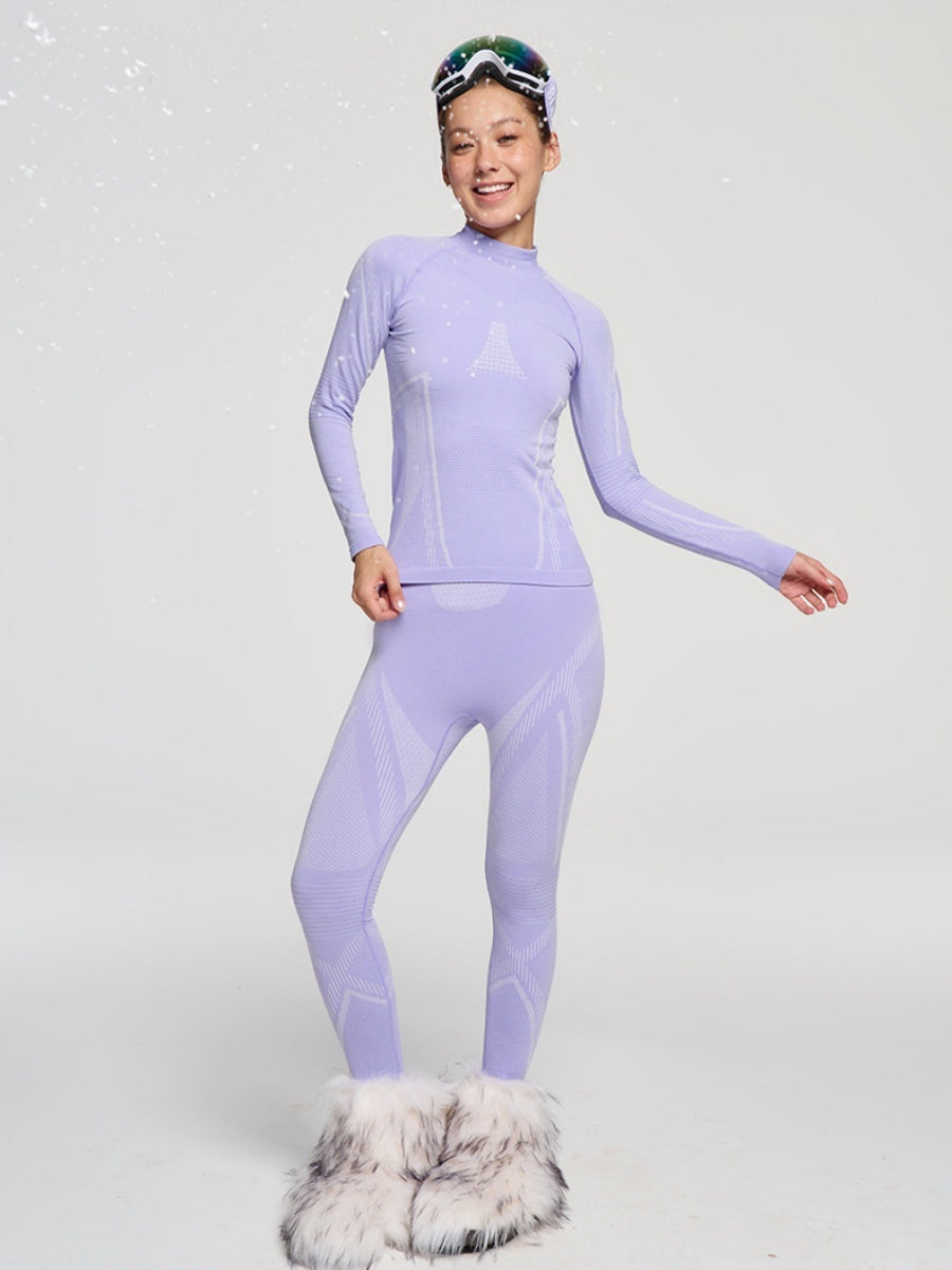 Jacket Pants And Quick-drying Shirt Outdoor Sweating Compression Functional Underwear Keep Warm Two-piece Base Layer