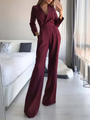 Brother-in-law Long Sleeve Pocket Jumpsuits