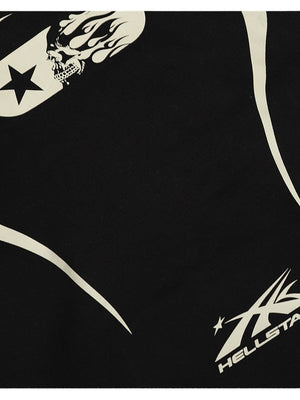 Jersey Style Printed Plush Hoodies