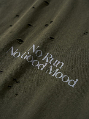 Hole Running Reflective Printed Tank Tops