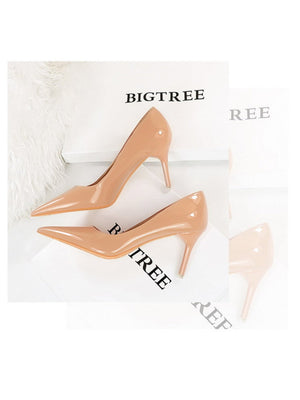 Liber Spring and autumn women's high heels