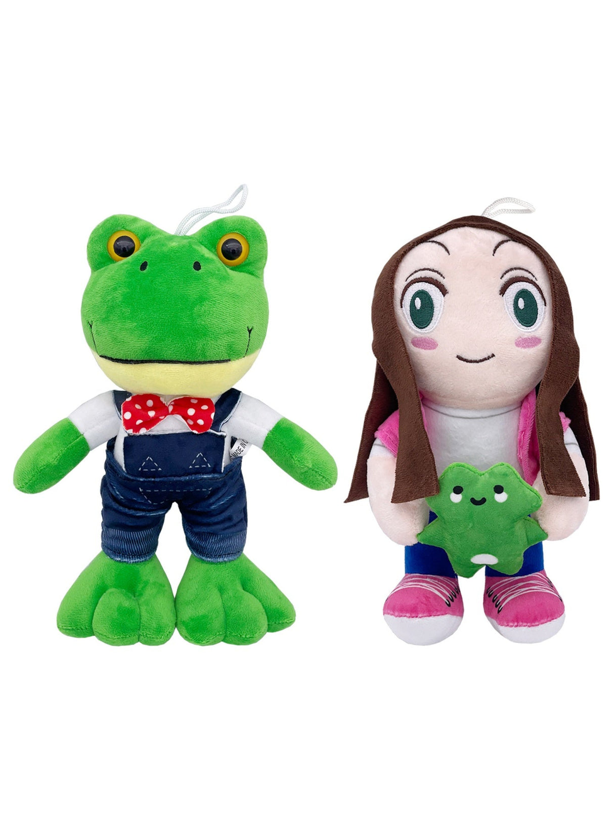 Niedliche Plüschtiere: Froschpaar