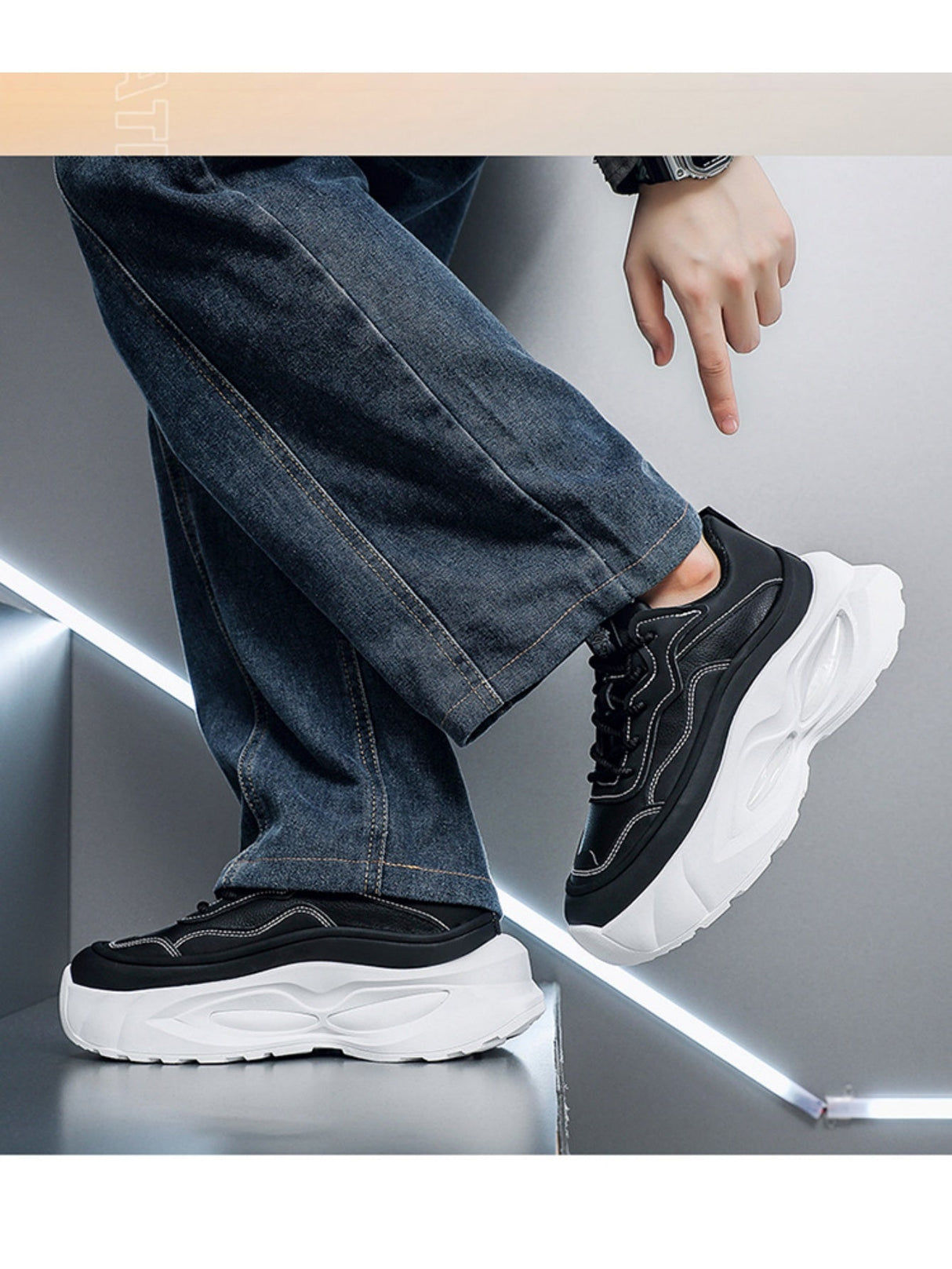 Liber Four Seasons Thick-soled Men's Casual Sports Shoes