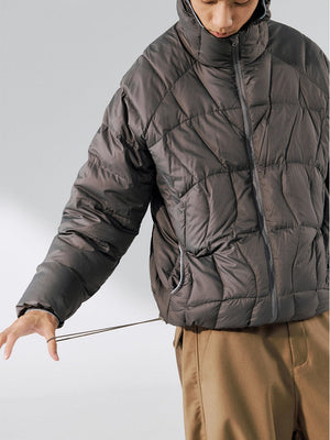 Dandelion Lightweight 90 Velvet Storage Down Hooded Jacket