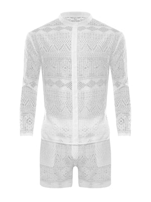 Hollow Out Vacation 2-piece Sets Set