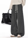 Patchwork-Jogginghose mit weitem Bein und lockerer Passform