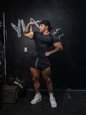 YOUNGAL Fitness Sports Quick-drying Breathable Tight T-shirts