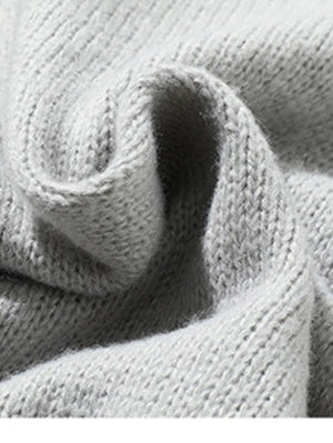 Old Money Style Leisure Solid Color V-neck Ins All-match Sweater
