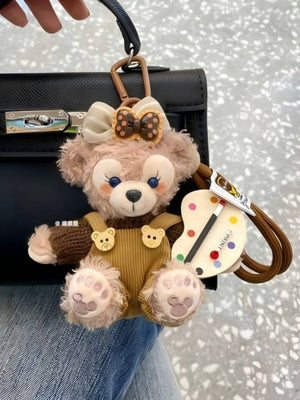 Schlüsselanhänger mit Plüschhasen-Schlüsselanhänger