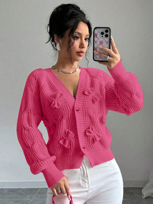 Bow Valentine's Day Cardigans