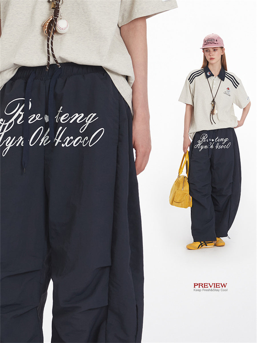 Liber Summer Women's Printed Letter Pants