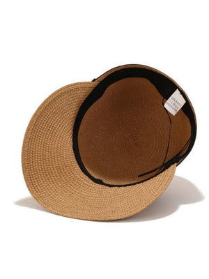 Straw-woven Long Duckbill Cap