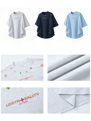 【EXPÉDITION NORMALE】T-shirts imprimés en couleur style ethnique