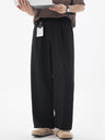 Gathering Old Money Style Nine Points Dress Pants Pants