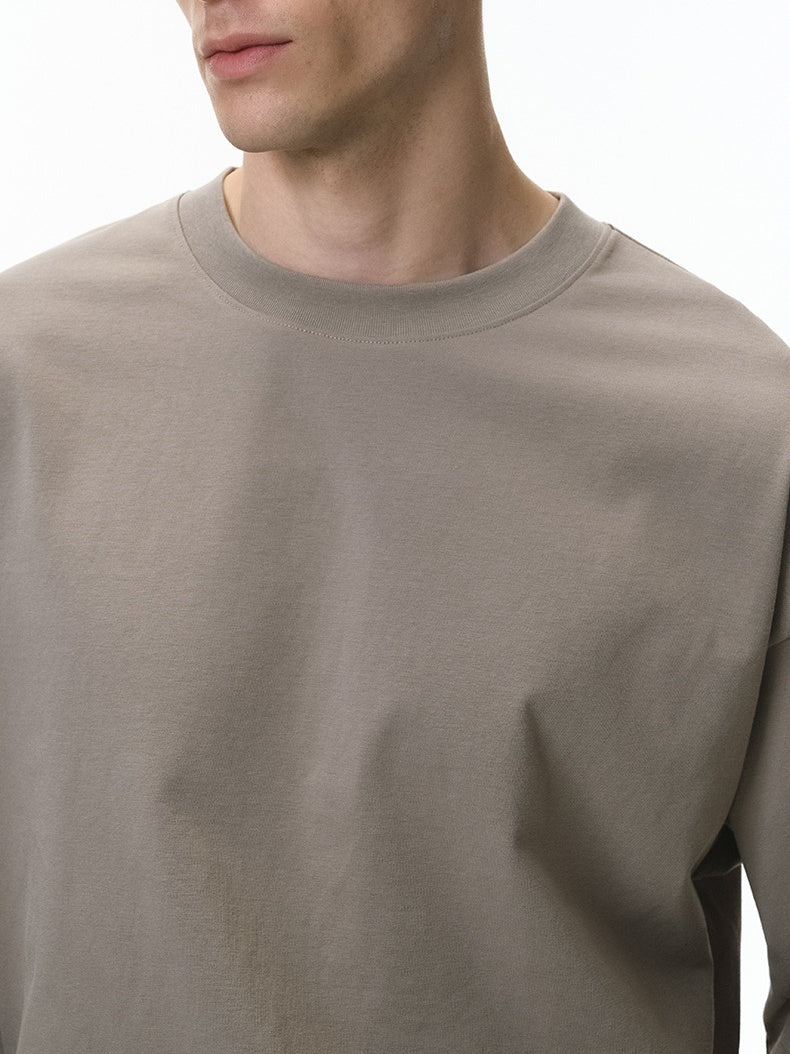 Liber Autumn Neutral wear Solid Color T-shirts