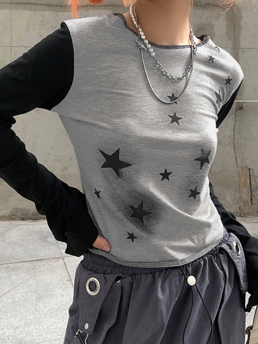 Liber Autumn Women's Printed Star T-shirts