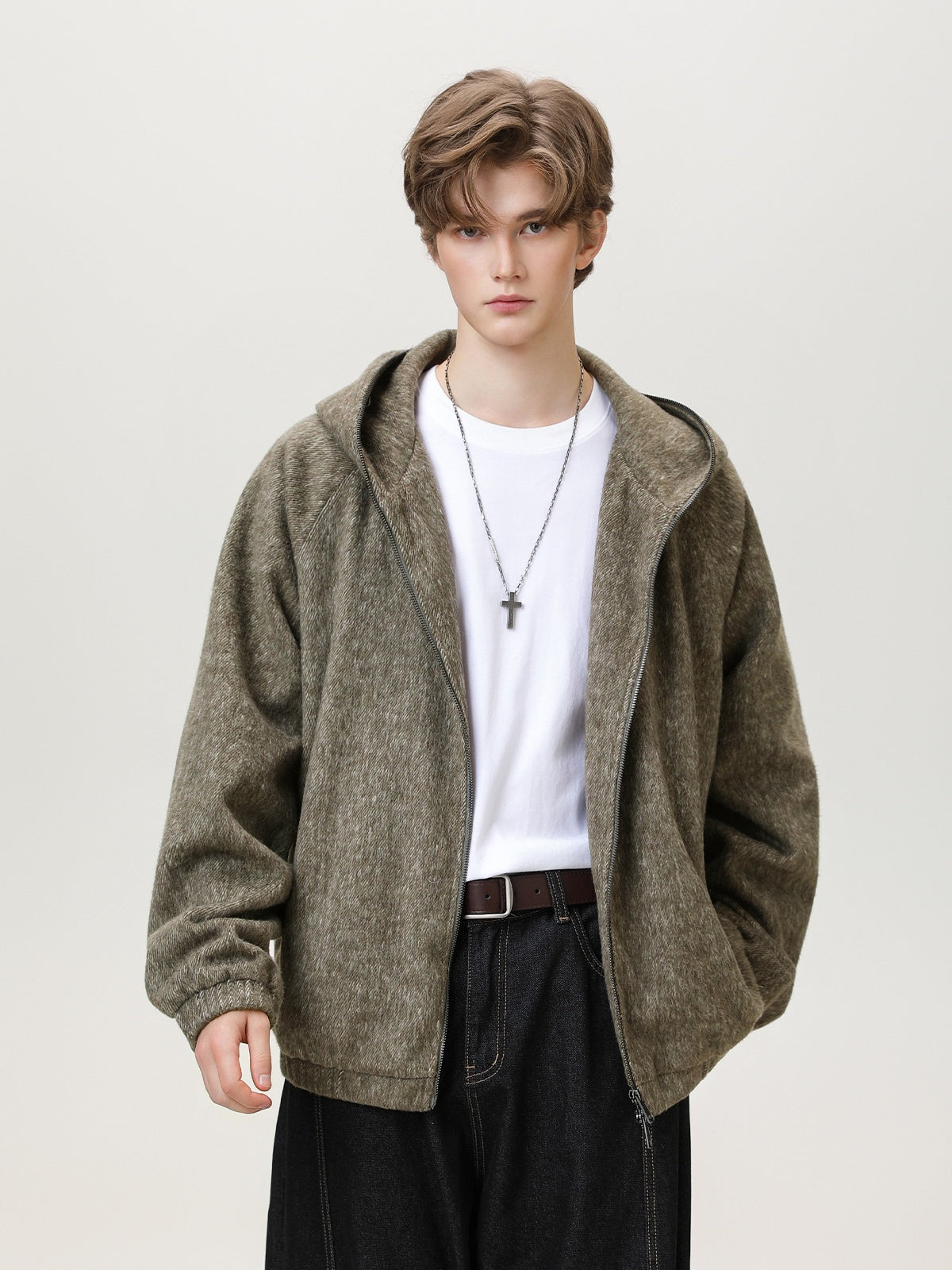 Liber Autumn Men's Solid Color Jackets