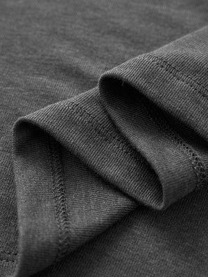 Wool Turtleneck Ins Slim Blended Straight Shoulders Long-sleeved T-shirt