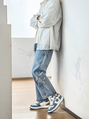 Liber Four Seasons Five-Pointed Star Men's Casual Sneakers