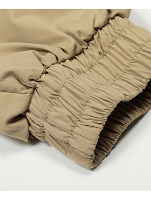 Short And Wide Boxy Outdoor Tooling Stereo Loose Jackets