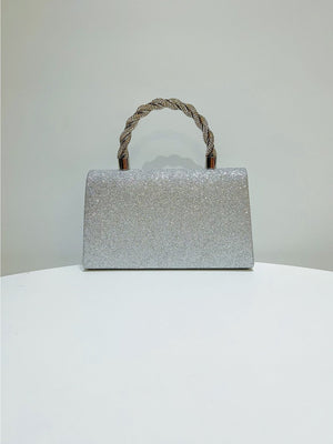 Liber Four Seasons ACC Sequin Bow Small Square Bag