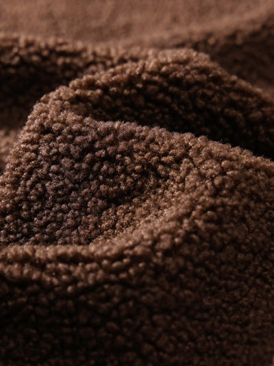 Vestes camouflage amples à doublure sherpa extra épaisse